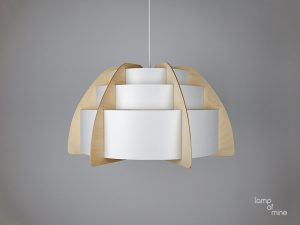 lom2 – Hängelampe Holz